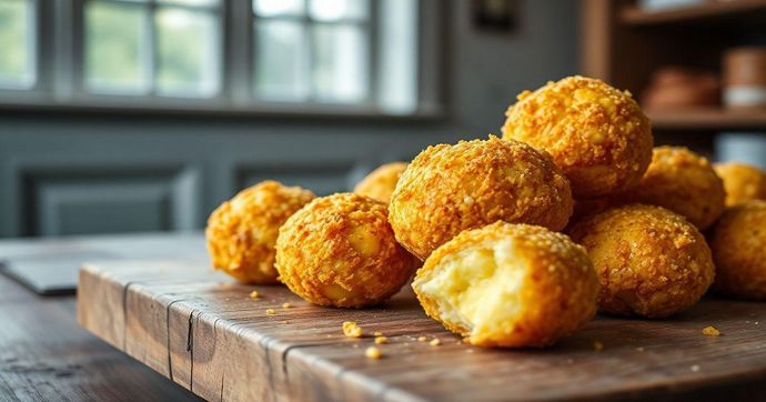 Bolinha de Queijo: Delícia Crocante e Cremosa Bolinha de Queijo: Delícia Crocante e Cremosa